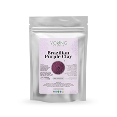 Organic Brazilian Purple Clay for skin - 100g